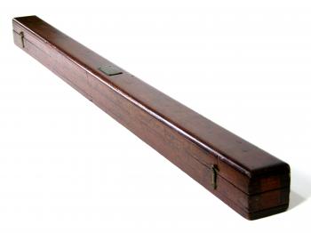 The mahogany case of the Imperial Standard Yard.