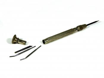 The original screwdriver with adjustment tools in the handle.