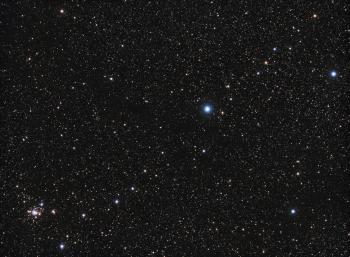 Kembel's Cascade and NGC1502 as imaged with the Esprit 80ED on 14 September 2023.