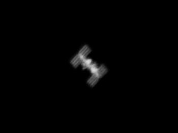 ISS as imaged @f/20 on 29 March 2021.