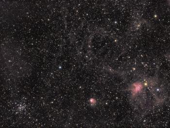 The Fly and Spider imaged in Dec. 2025 using the SkyWatcher Esprit 80ED and ZWO ASI1600MM Pro Cool.