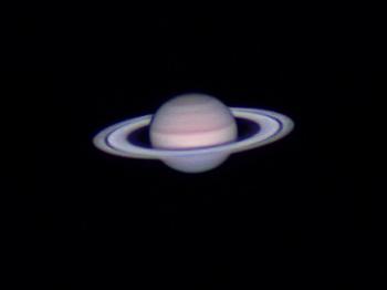 Saturn as imaged on 23 August 2022 at 21:41UTC.